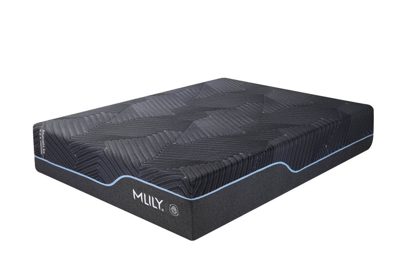 MLILY Midnight ICE hybrid mattress three-quarter product view