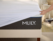 MLILY 5-Sided Rayon Bamboo Mattress Protector fabric detail