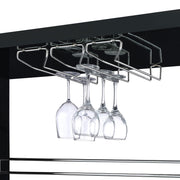 Prescott Rectangular Home Wine Table Black High Gloss - detail 7
