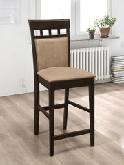 Gabriel Closed Back Counter Chair Cappuccino (Set of 2) - alternate view