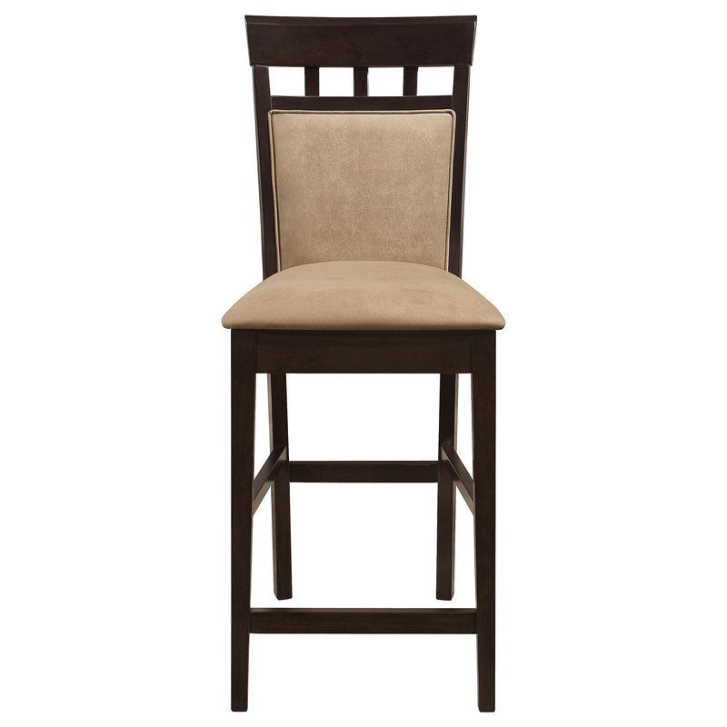 Gabriel Closed Back Counter Chair Cappuccino (Set of 2) - detail 4