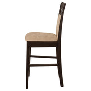 Gabriel Closed Back Counter Chair Cappuccino (Set of 2) - detail 6
