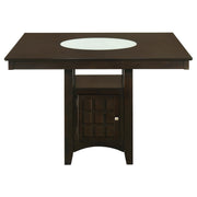 Gabriel 9-piece Square Counter Height Dining Set Cappuccino - detail 4
