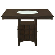Gabriel 9-piece Square Counter Height Dining Set Cappuccino - detail 5