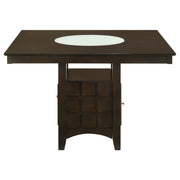 Gabriel 9-piece Square Counter Height Dining Set Cappuccino - detail 5