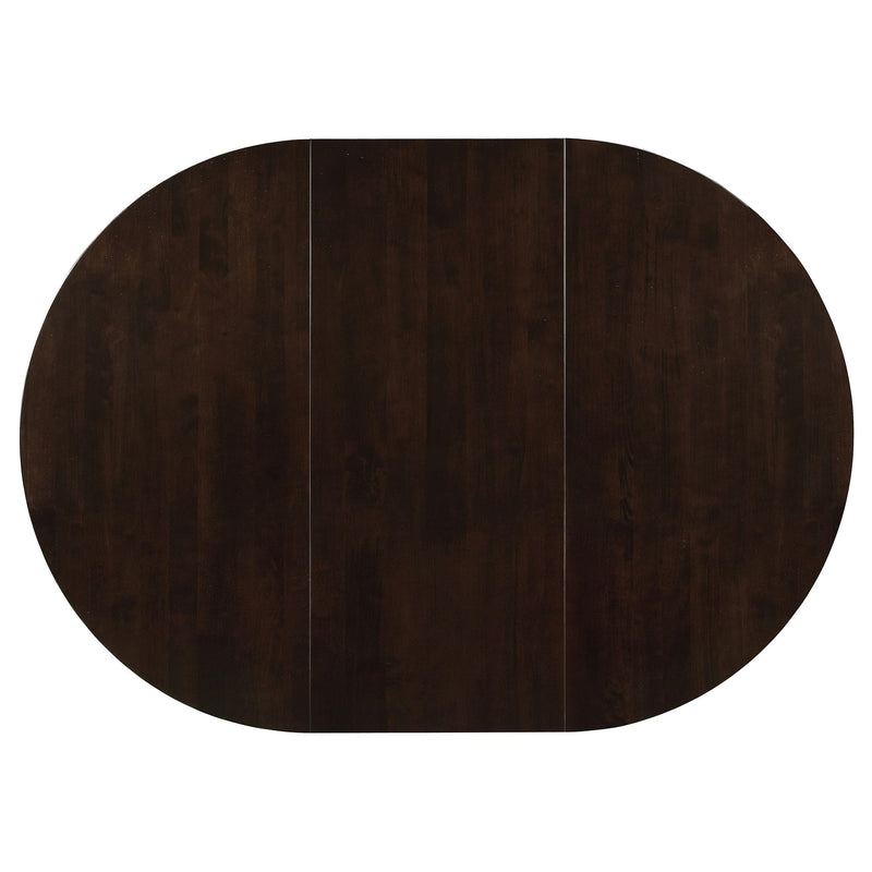 Gabriel 7-piece Extension Leaf Dining Table Set Cappuccino - detail 6