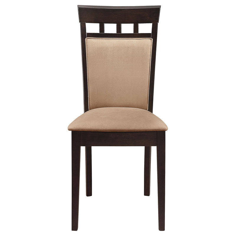 Gabriel 7-piece Extension Leaf Dining Table Set Cappuccino - detail 8