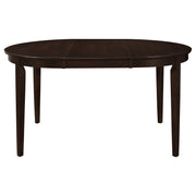 Gabriel Oval 60-inch Extension Leaf Dining Table Cappuccino - detail 3