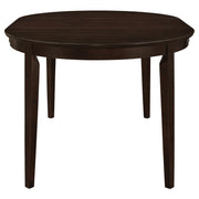 Gabriel Oval 60-inch Extension Leaf Dining Table Cappuccino - detail 4