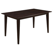 Gabriel Rectangular 59-inch Wood Dining Table Cappuccino - alternate view