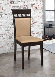 Gabriel Closed Back Dining Side Chair Cappuccino (Set of 2) - alternate view