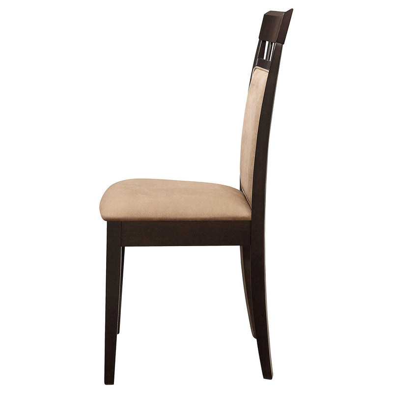 Gabriel Closed Back Dining Side Chair Cappuccino (Set of 2) - detail 6