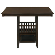 Jaden 5-piece Square Counter Height Dining Set Espresso - detail 4