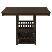 Jaden Square 47-inch Counter Height Dining Table Espresso - detail 5