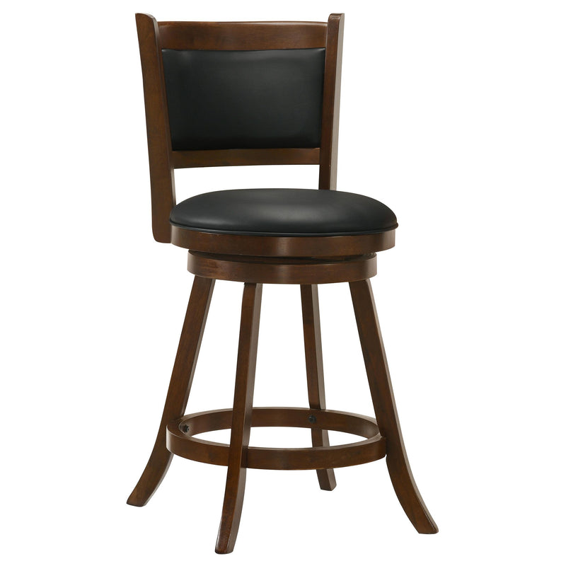 Broxton Upholstered Swivel Counter Chair Chestnut (Set of 2) - detail 3
