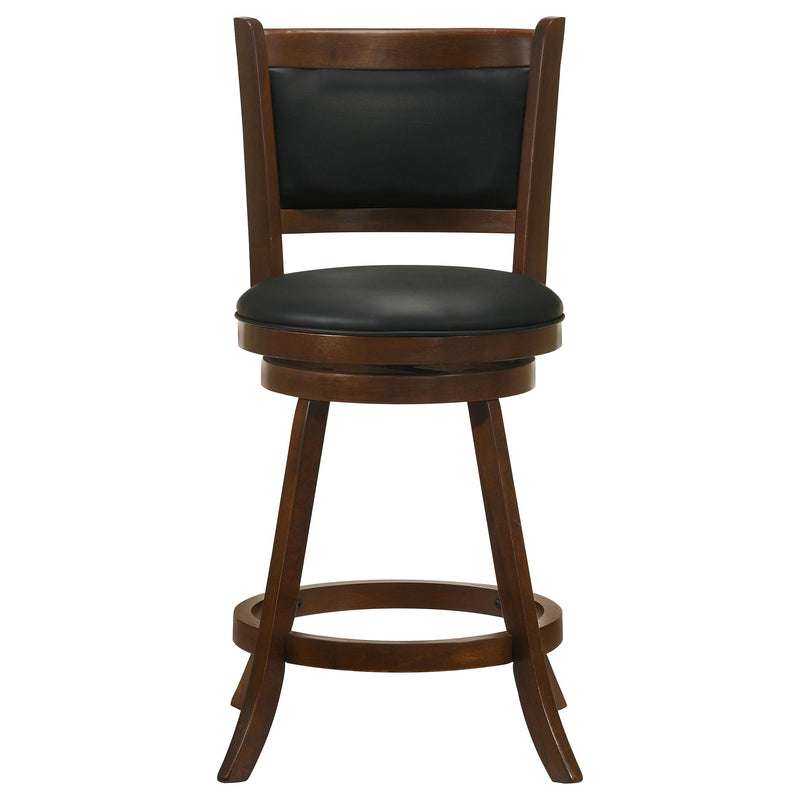 Broxton Upholstered Swivel Counter Chair Chestnut (Set of 2) - detail 4