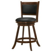 Broxton Upholstered Swivel Counter Chair Chestnut (Set of 2) - detail 5