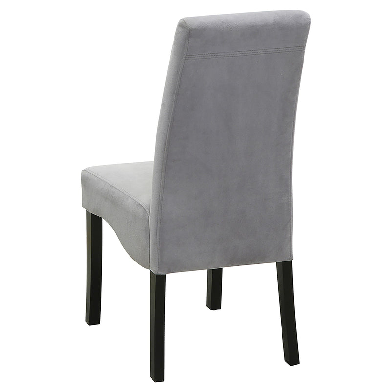 Stanton Velvet Upholstered Dining Side Chair Grey (Set of 2) - detail 4