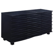 Stanton 3-drawer Sideboard Buffet Storage Cabinet Black - alternate view