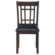 Lavon 5-piece Oval Extension Leaf Dining Set Espresso - detail 7