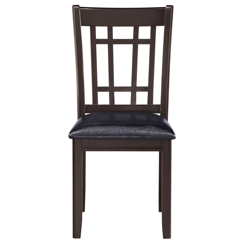 Lavon 5-piece Oval Extension Leaf Dining Set Espresso - detail 7