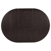 Lavon Oval 60-inch Wood Extension Leaf Dining Table Espresso - detail 5