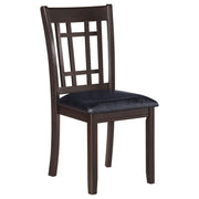 Lavon Wood Dining Side Chair Black and Espresso (Set of 2) - detail 3