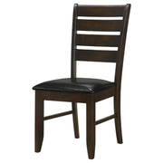 Dalila Wood Dining Side Chair Cappuccino (Set of 2) - detail 5