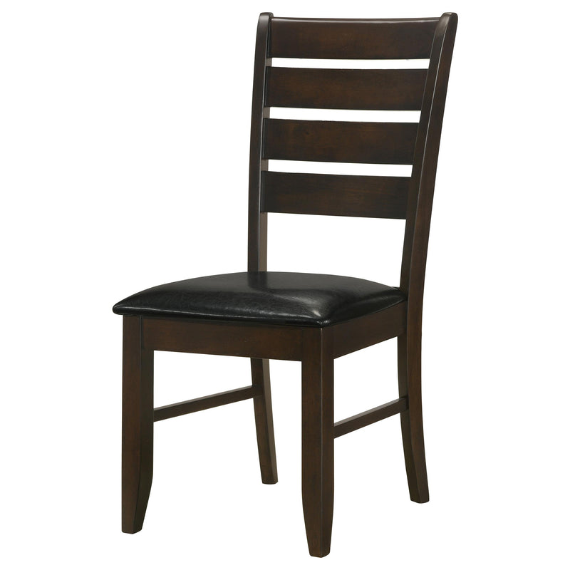 Dalila Wood Dining Side Chair Cappuccino (Set of 2) - detail 5