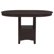 Lavon 5-piece Oval Counter Height Dining Set Espresso - detail 4
