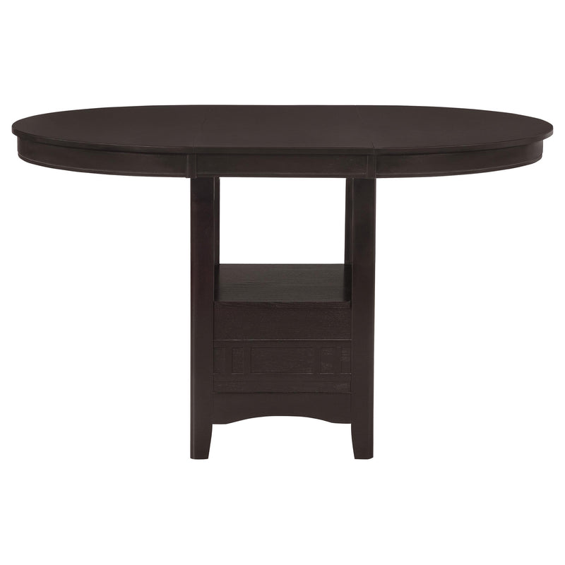 Lavon 5-piece Oval Counter Height Dining Set Espresso - detail 5