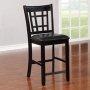 Lavon Wood Counter Height Dining Chair Black and Espresso (Set of 2) - alternate view