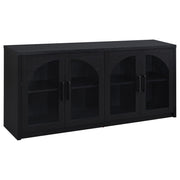 Riva 4-door Dining Sideboard Buffet Storage Credenza Black - alternate view