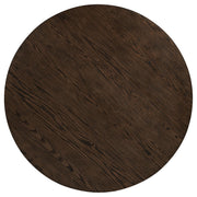 Ridgewell Round Pedestal Dining Table Dark Oak - detail 4