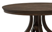 Ridgewell Round Pedestal Dining Table Dark Oak - detail 5