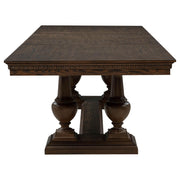 Ridgewell 7-piece Rectangular Trestle Dining Set Dark Oak - detail 5