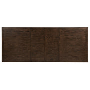 Ridgewell 7-piece Rectangular Trestle Dining Set Dark Oak - detail 6
