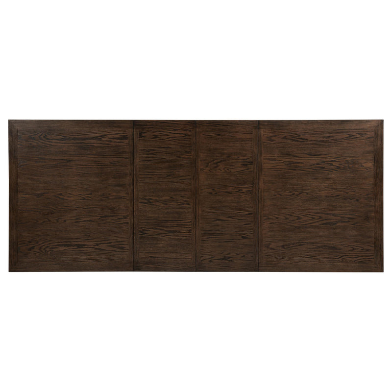Ridgewell 7-piece Rectangular Trestle Dining Set Dark Oak - detail 6