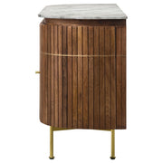 Ortega 4-door Marble Top Sideboard Buffet Cabinet Natural - detail 7