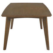 Malone Rectangular 78-inch Wood Dining Table Dark Walnut - detail 4
