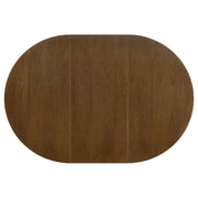 Jedda Oval 60-inch Extension Leaf Dining Table Dark Walnut - detail 6