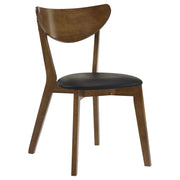 Jedda Wood Dining Side Chair Dark Walnut (Set of 2) - detail 3