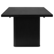 Catherine Rectangular 84-inch Wood Dining Table Black - detail 5