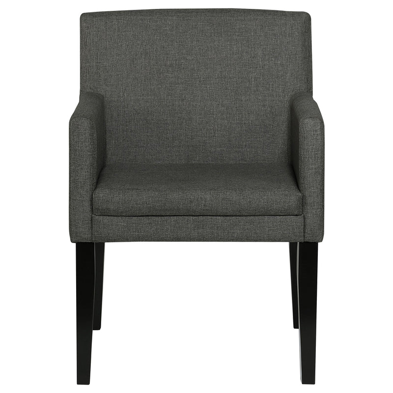 Catherine Upholstered Dining Arm Chair Grey (Set of 2) - detail 4