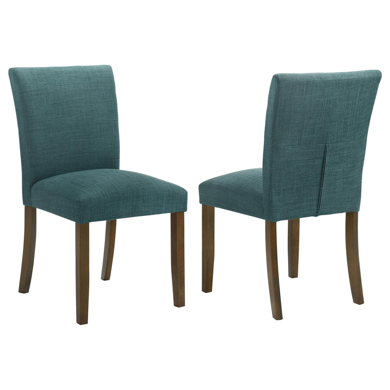 Paxton Upholstered Dining Side Chair Teal Blue (Set of 2)