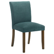 Paxton Upholstered Dining Side Chair Teal Blue (Set of 2) - detail 3