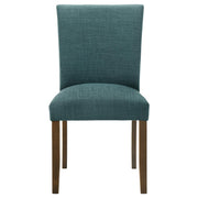 Paxton Upholstered Dining Side Chair Teal Blue (Set of 2) - detail 4