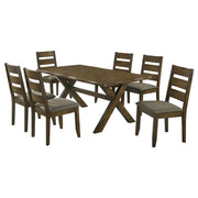 Alston 7-piece Rectangular Dining Table Set Knotty Nutmeg - alternate view