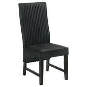 Barrand Upholstered Dining Side Chair Black (Set of 2) - detail 3