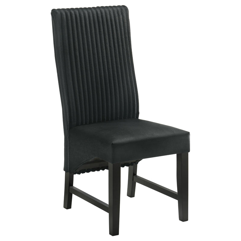 Barrand Upholstered Dining Side Chair Black (Set of 2) - detail 3